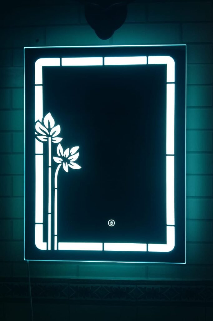 Led mirror, led light in mirror, led on mirror, bathroom mirror with lights, mirror with lights
